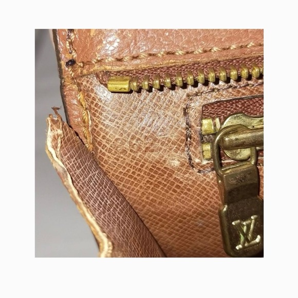 LOUIS VUITTON BUNDLE😍 VINTAGE ENGHIEN MONOGRAM CROSSBODY BAG & COIN PURSE - Picture 15 of 16